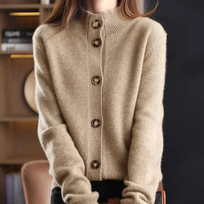 LAUREN™ | Cardigan intemporel en cachemire