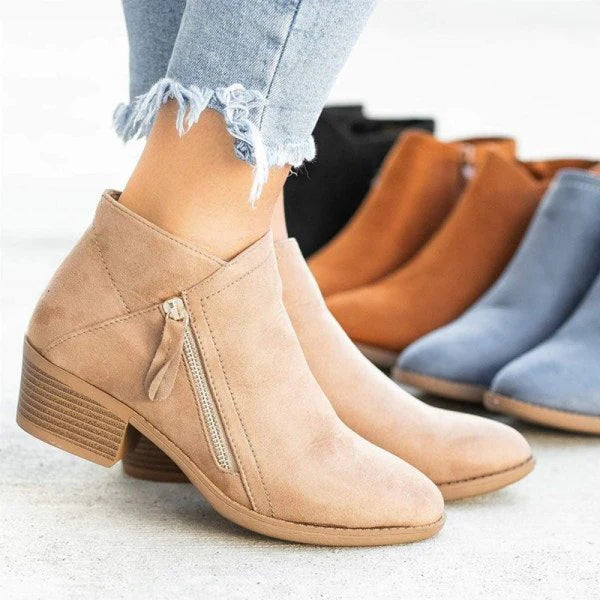 ANNA™ | Bottes orthopédiques en cuir pour femmes